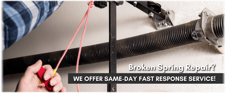 Broken Garage Door Spring Clinton TN